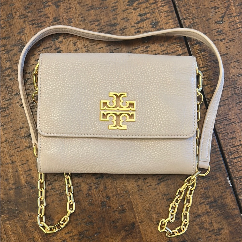 Tory Burch Cream Crossbody Bag